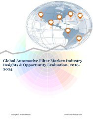 Automotive Filter Market (2016-2024)- Research Nester