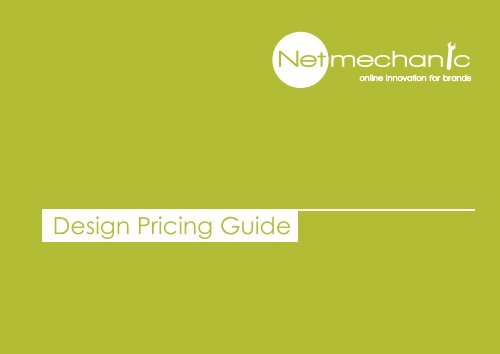 Netmechanic - design price guide