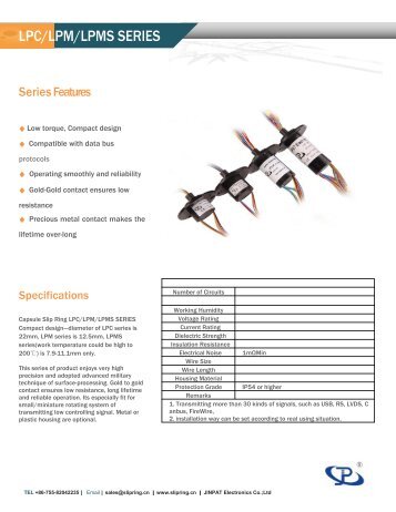 Capsule Slip Ring