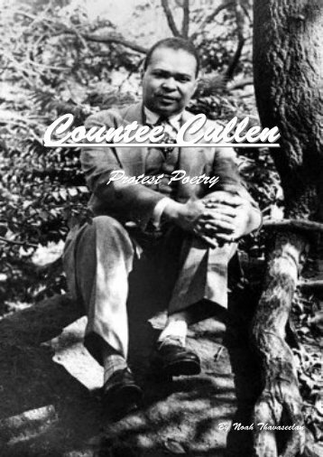 Countee Cullen protest poetry
