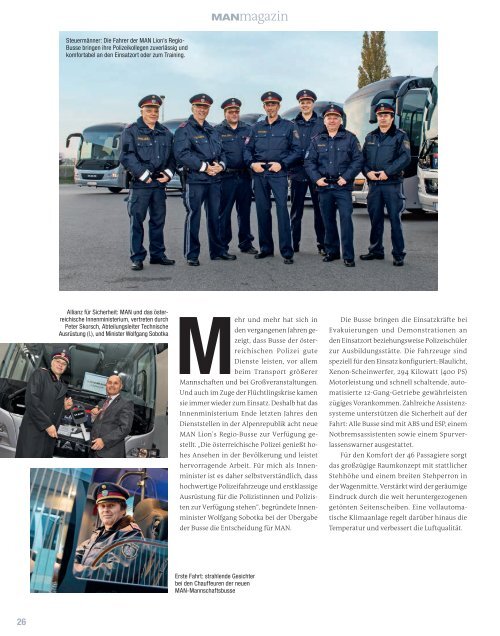 MANmagazin Ausgabe Bus 1/2017 Österreich