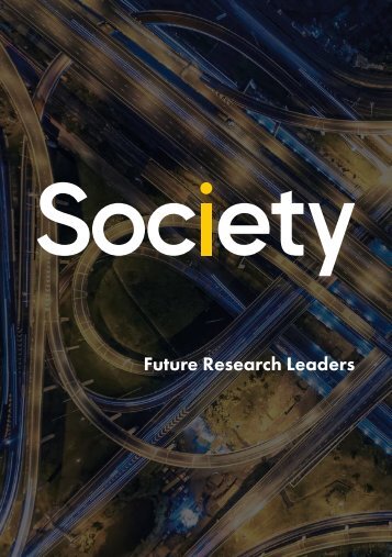 Future Research Leaders Booklet (Society Europe)