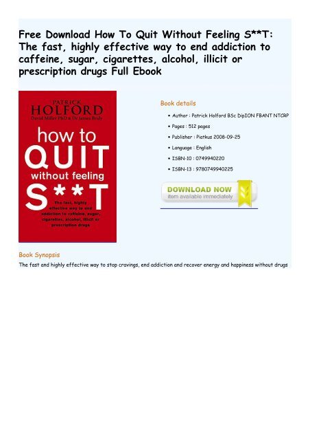 Alcoholism Health Issues Free Ebook