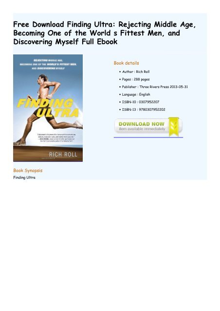 Fitness & Exercise Free Ebook