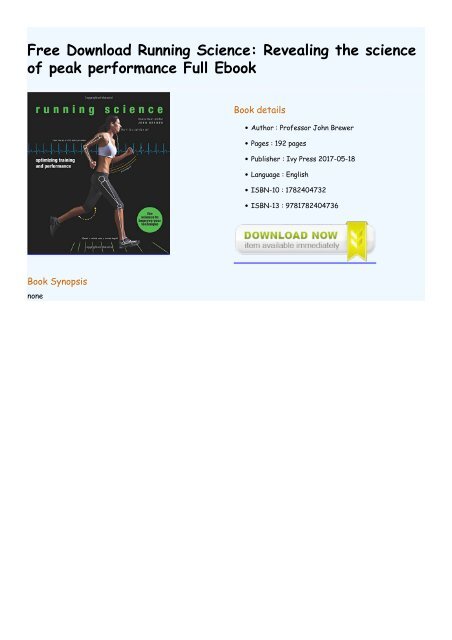 Fitness & Exercise Free Ebook