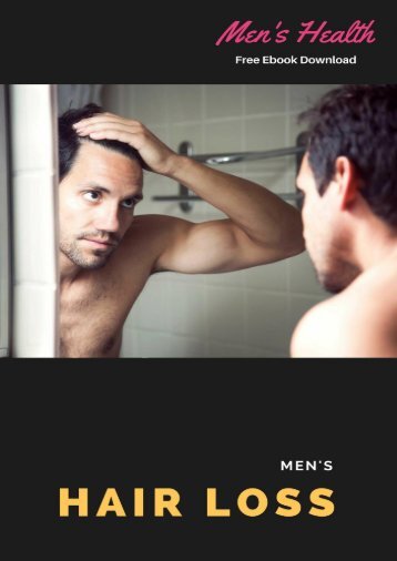 Hair Loss Free Ebook