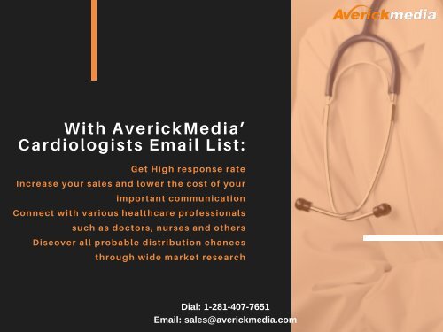 Cardiologists Email List