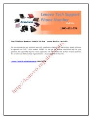 Dial Toll-Free Number 1800431354 For Lenovo Service Australia