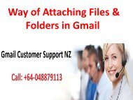 Way of Attaching Files and Folders in Gmail