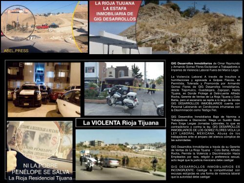 La Rioja Tijuana Residencial Venta de Casas y Departamentos en Narco Zona de Rellenos Sanitarios Pestilentes de Lujo