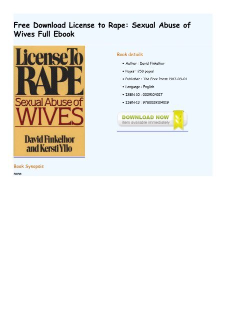 Violence Against Women Free Ebook