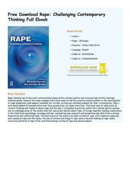 Violence Against Women Free Ebook