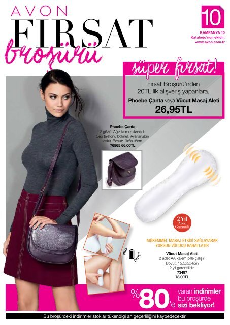 Avon Eylül Fırsat Broşürü K10