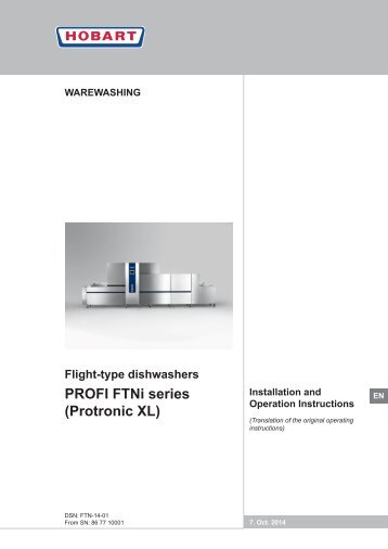 FTNi m. Protronic XL kontroll bruk & install (engelsk)