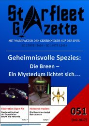 Starfleet-Gazette, Ausgabe 051 (Juli 2017)