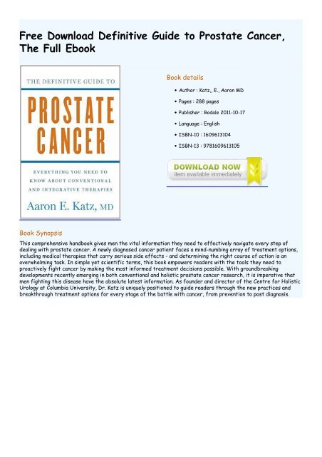 Healthy Prostate