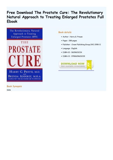 Healthy Prostate