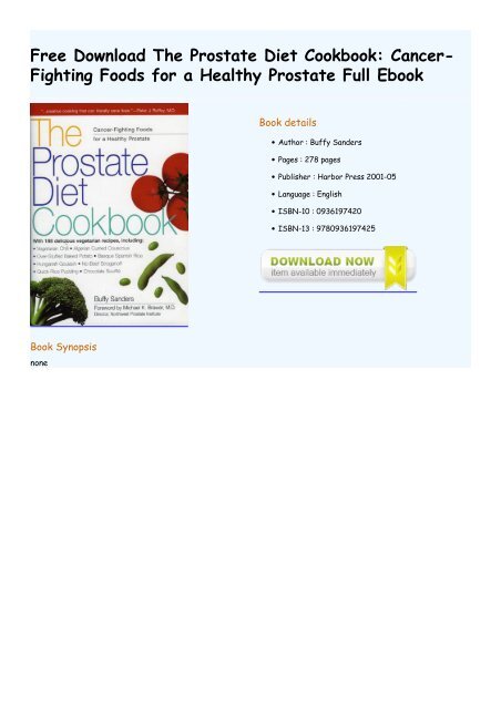 Healthy Prostate