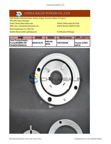 DENSO Supply Pumps 096140-0030 ,1 467 030 308,1 467 030 304