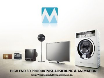 HIGH END 3D PRODUKTVISUALISIERUNG & ANIMATION