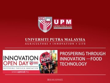 UPM Food Technology for Commercialisation