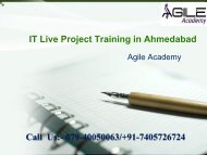 Live Project training In Ahmedabad