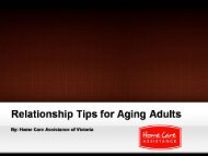 Relationship Tips for Aging Adults