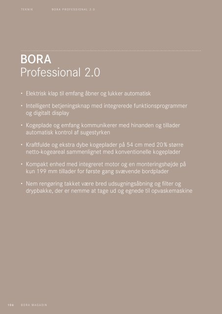 BORA Magazin – Dänisch