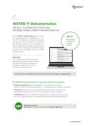 WOTAN IT-Dokumentation - Erfasst Ihr IT-Netzwerk