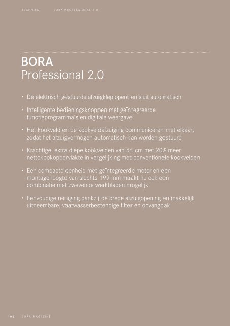 BORA Magazin – Niederländisch