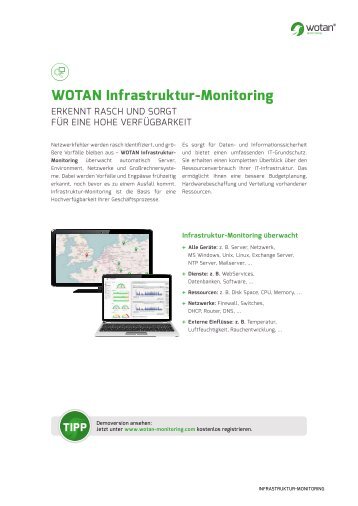 WOTAN Infrastruktur-Monitoring