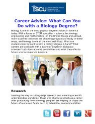 Career Advice: What Can You Do with a Biology Degree?