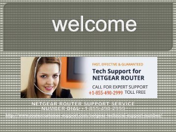 Netgear router tech support number call +1-855-490-2999