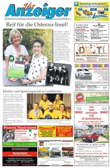 Ihr Anzeiger Bad Bramstedt 34 2017