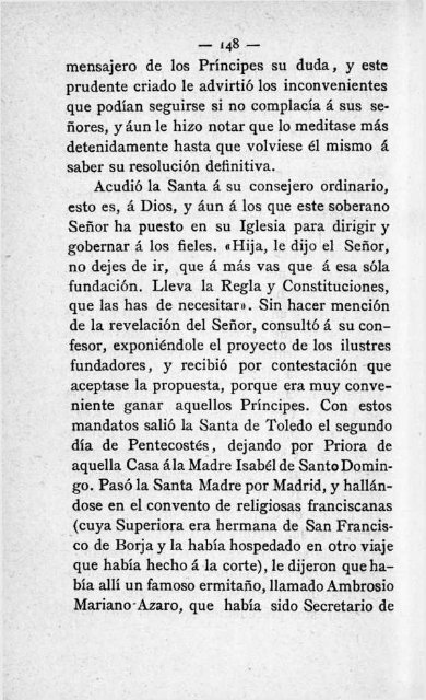 Vida Compendiada de Santa Teresa de Jesus