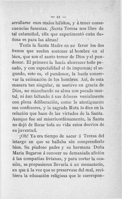 Vida Compendiada de Santa Teresa de Jesus