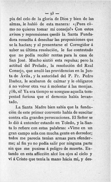 Vida Compendiada de Santa Teresa de Jesus