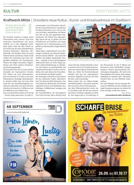 TheaterCourier September 2017