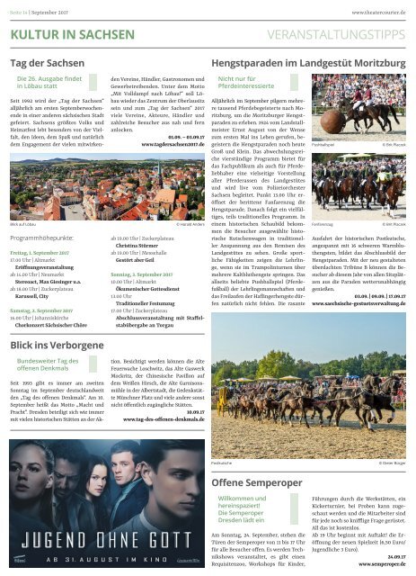 TheaterCourier September 2017