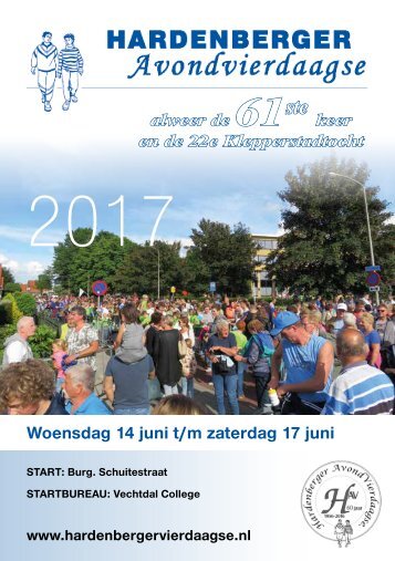 Programmaboekje Vierdaagse 2017