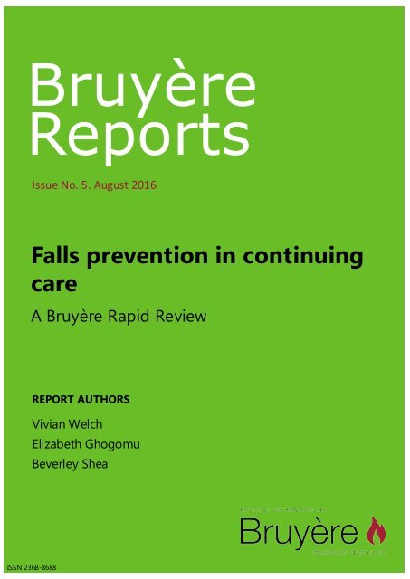 Falls Prevention in Continuing Care