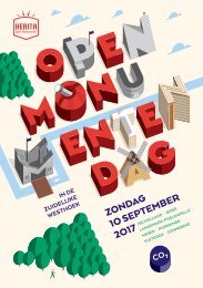 Brochure Open Monumentendag '17