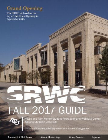 ACU SRWC Fall 2017 Guide