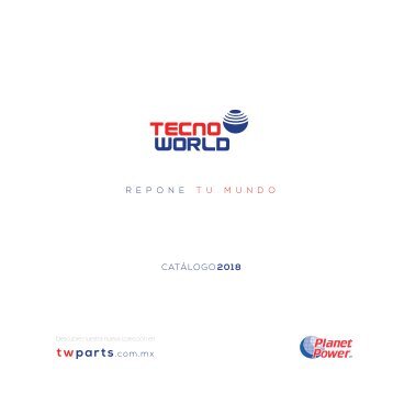 CATALOGO TECNOWORLD 2017 clientes