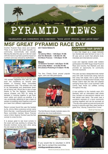 Pyramid Views SEPTEMBER 2017