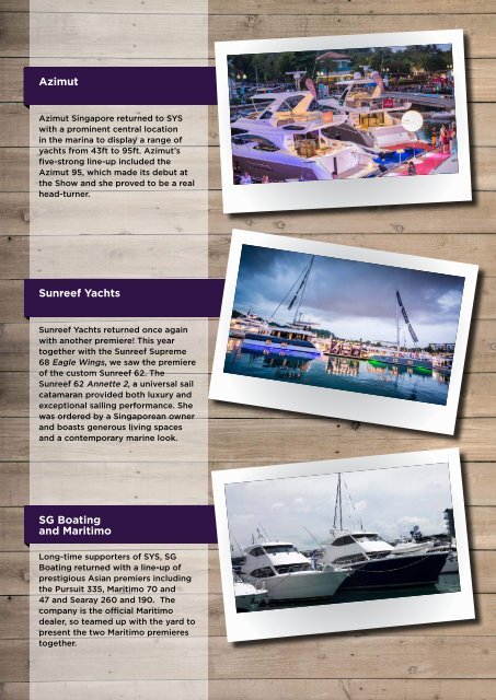 SINGAPORE YACHT SHOW 2017 POST SHOW REPORT