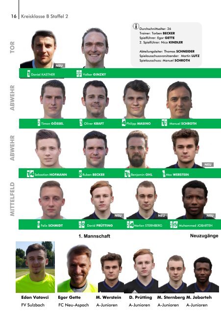 TSV Palmbach Saison 17-18 Heft 02