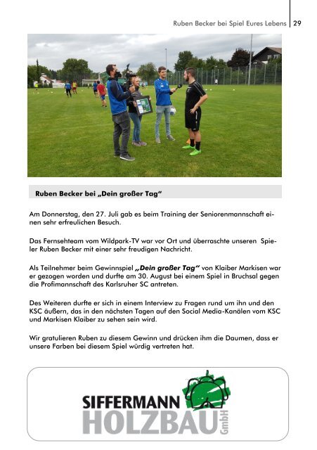 TSV Palmbach Saison 17-18 Heft 02