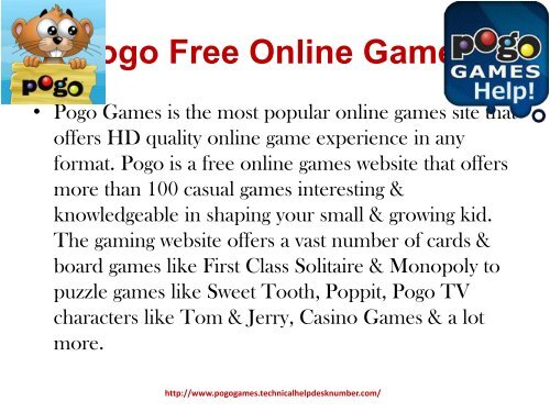 Contact Pogo Customer Service 1-800-358-0071 Toll Free