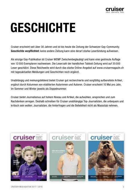 Cruiser Mediendaten 2018 und 2018